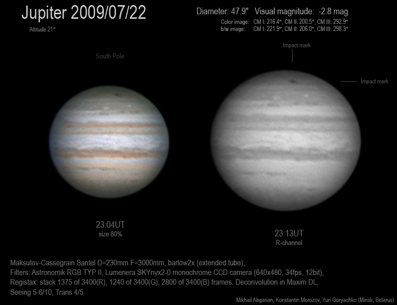 Jupiter 2009/07/22