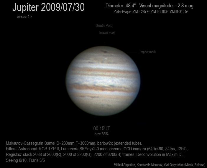 Jupiter 2009/07/30