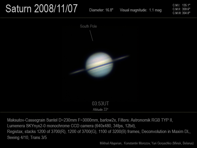 Saturn 2008/11/07